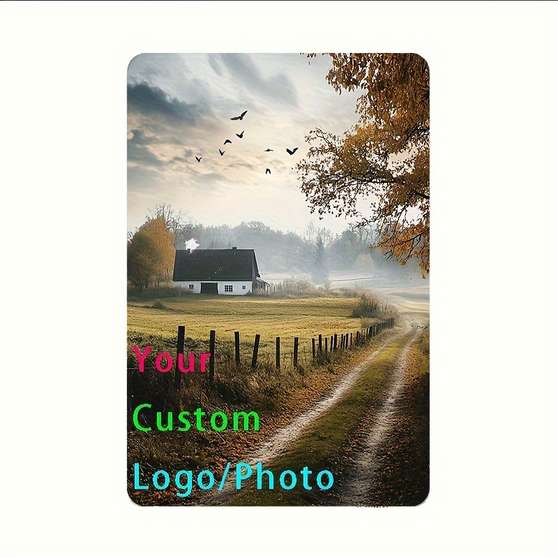 Home Bar Signs - 12.Custom 8x12 Inch Metal Wall Art
