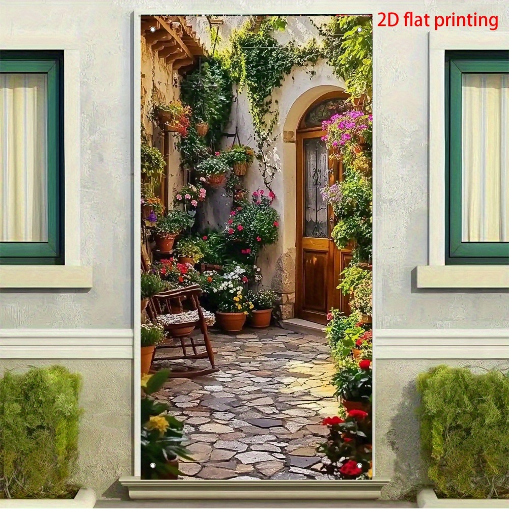 Home Bargains - 2D flat banner door curtain festival