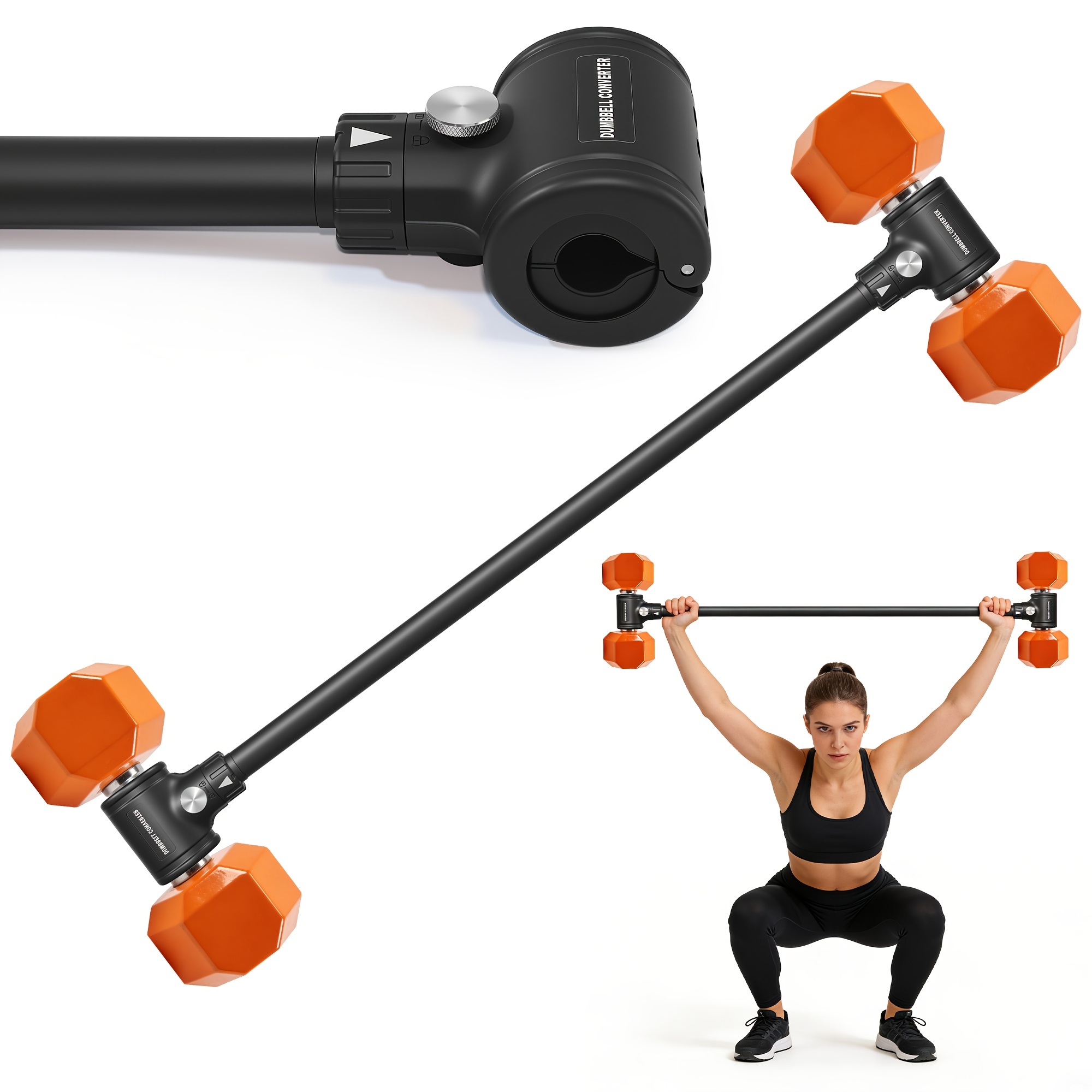 Home Bar Set - Dumbbell Converter - Converts dumbbells into