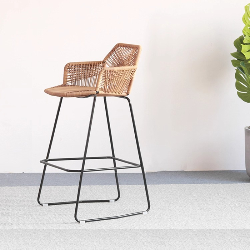 Scandinavian Rattan Bar Stool  - Home Bar Seating reseña y precio