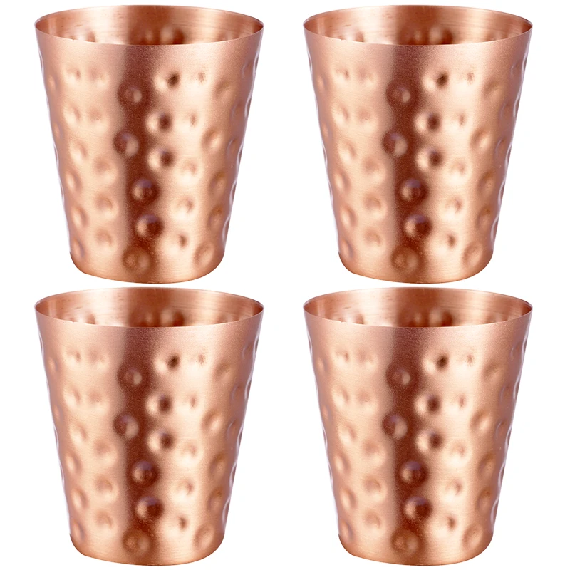 4Pcs New 100% Copper Cups Pure - Mule Copper Mug reseña y precio