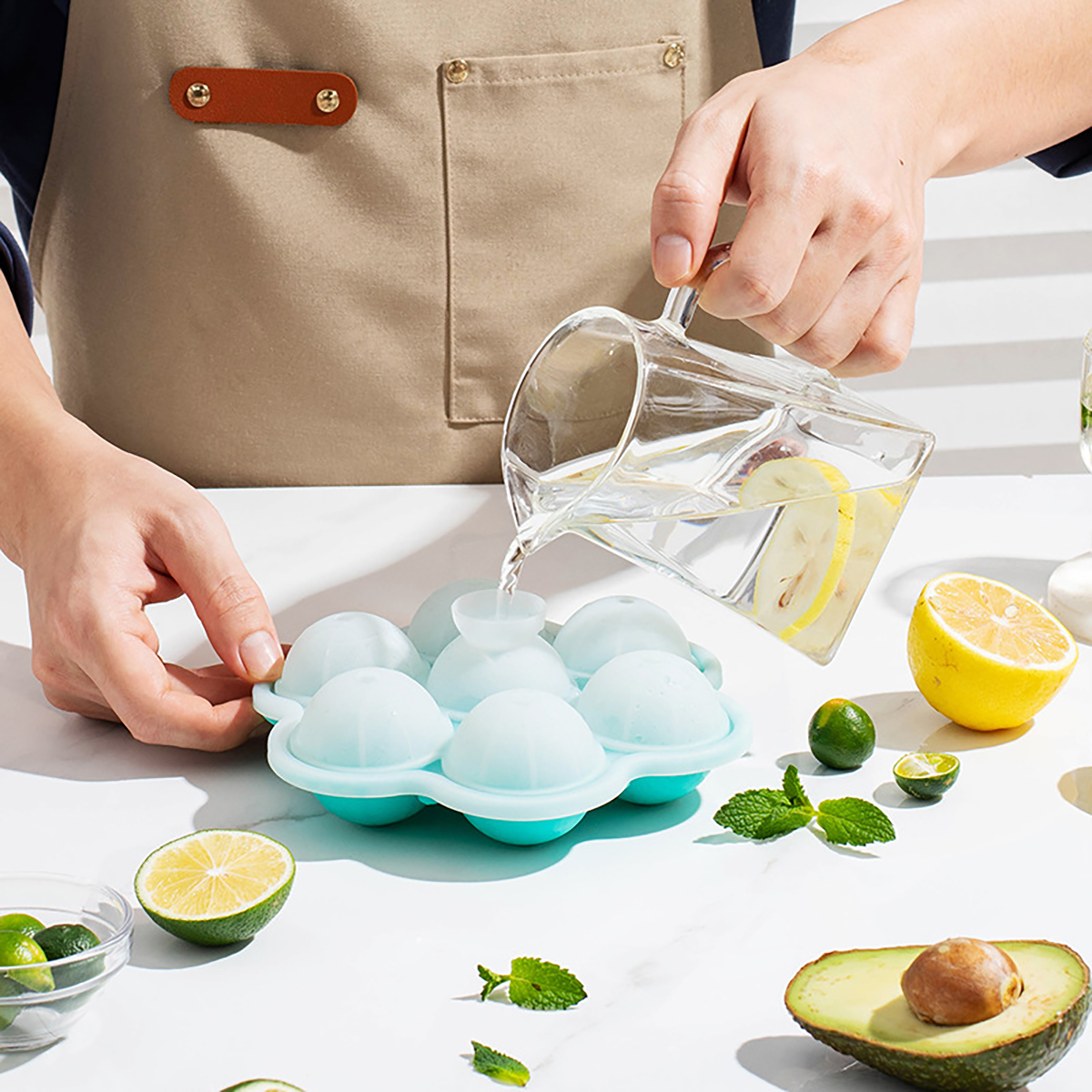 1pc Spherical Silicone Ice Gri - Ice Mold Sphere reseña y precio
