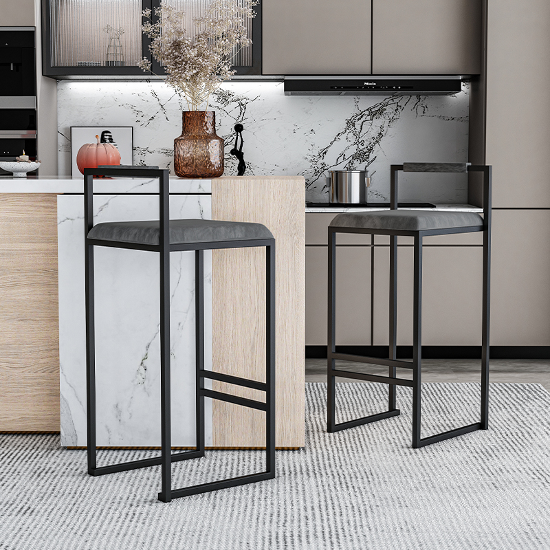 Nordic Velvet Black Bar Chairs - Home Bar Seating reseña y precio