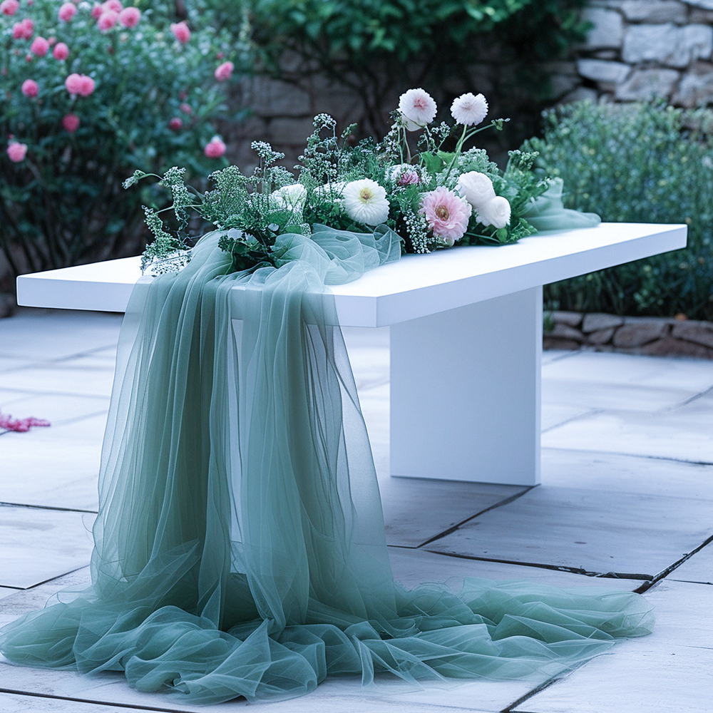 Sheer Tulle Decorative Curtain - Home Bargains reseña y precio