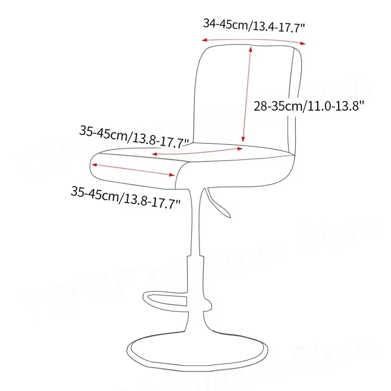 Jacquard Bar Stool Chair Cover - Home Bar Seating reseña y precio