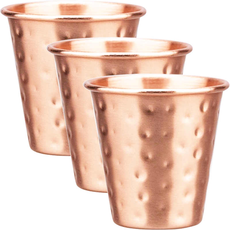 3Pcs New 60ml 100% Copper Cups - Mule Copper Mug reseña y precio