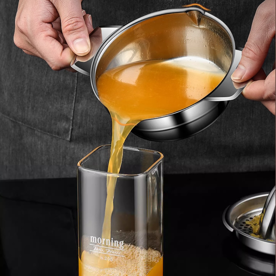 Manual Stainless Steel Lemon O - Citrus Juicer Bar reseña y precio
