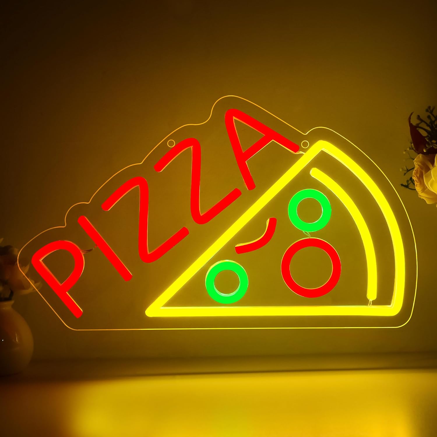 Pizza Neon Sign Business USB L - Home Bar Signs reseña y precio