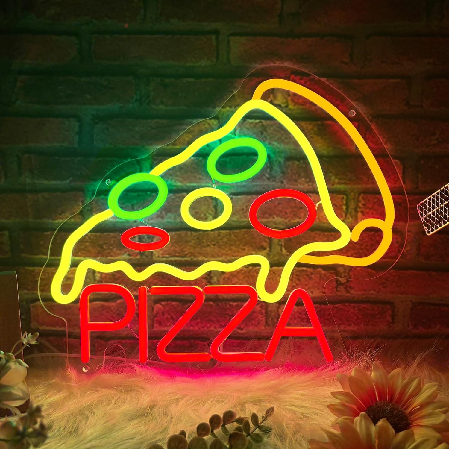 Pizza Neon Sign Business USB L - Home Bar Signs reseña y precio