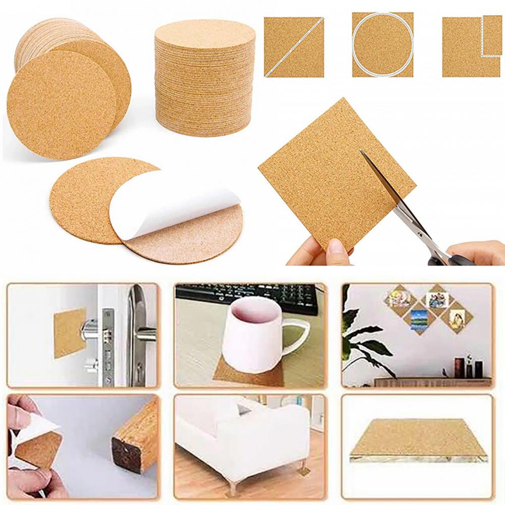 10Pcs Cork Coasters Square Cor - Home Bar Supplies reseña y precio
