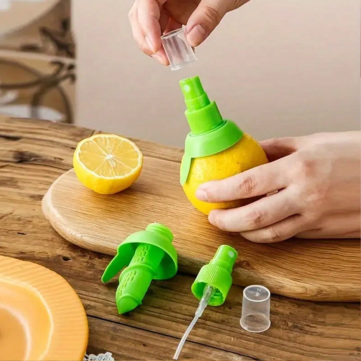 1pc, Mini Lemon Juice Squeezer - Citrus Juicer Bar reseña y precio