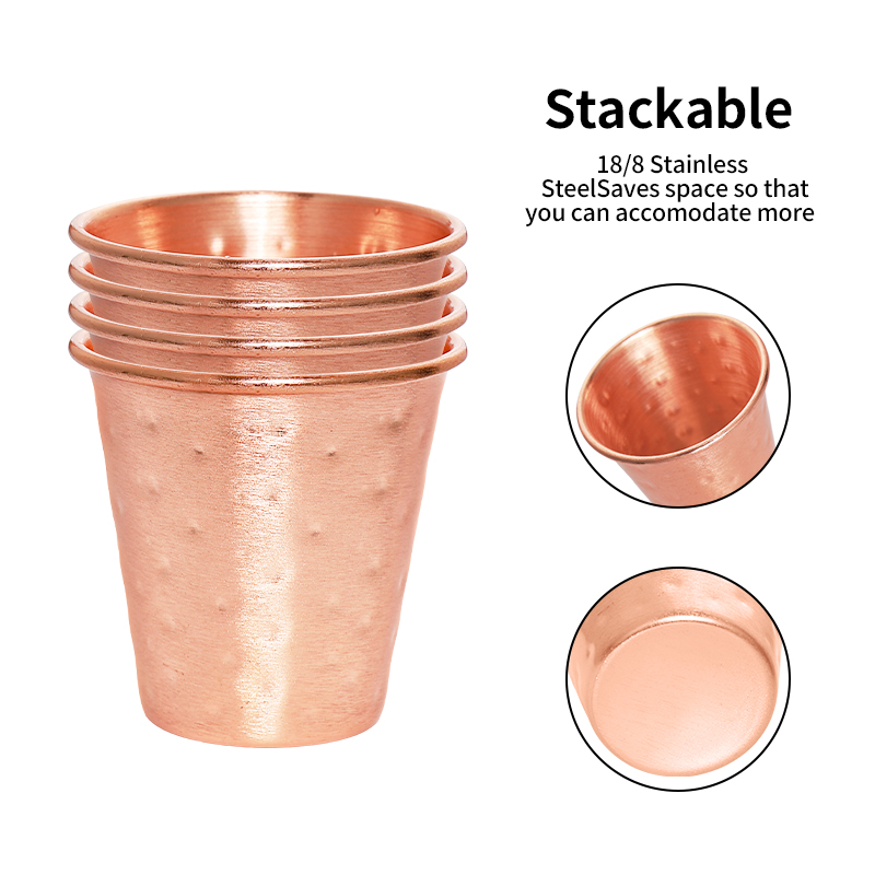 Set of 4/6 Copper Plating Beer - Mule Copper Mug reseña y precio