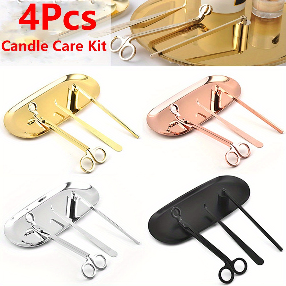 4pcs/set Luxury Candle Care Ki - Home Barber reseña y precio