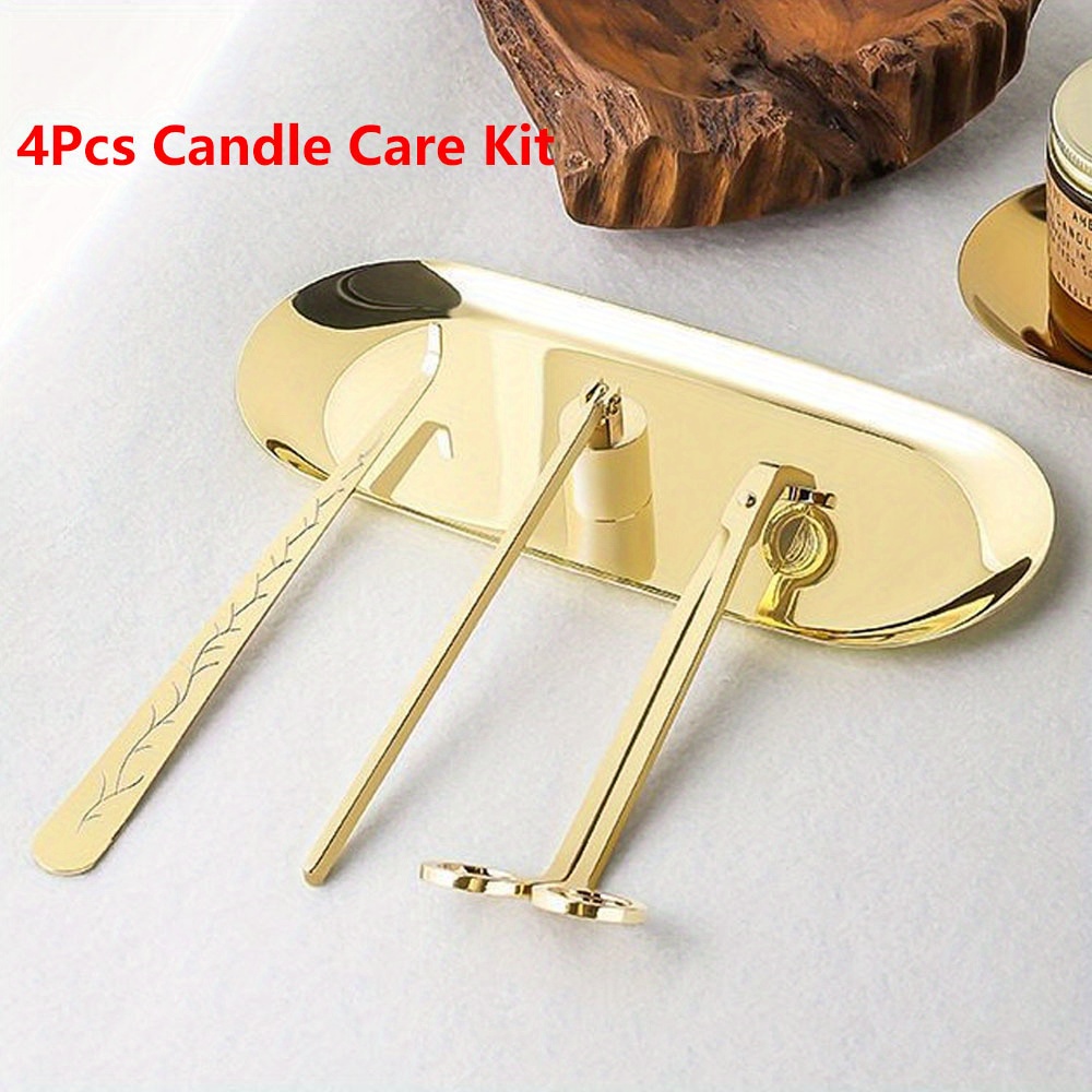 4pcs/set Luxury Candle Care Ki - Home Barber reseña y precio