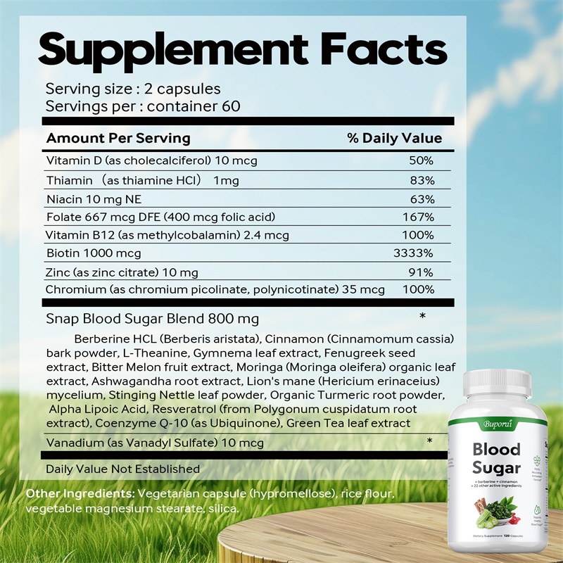 Blood Sugar Capsules - Support - Bitters Bottle Set reseña y precio