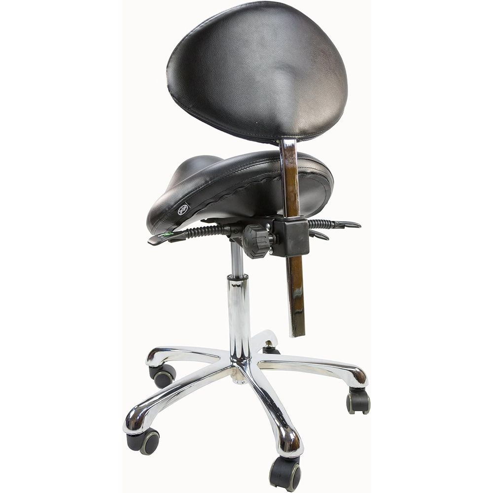 Ergonomic Rolling Stool with A - Home Barber reseña y precio