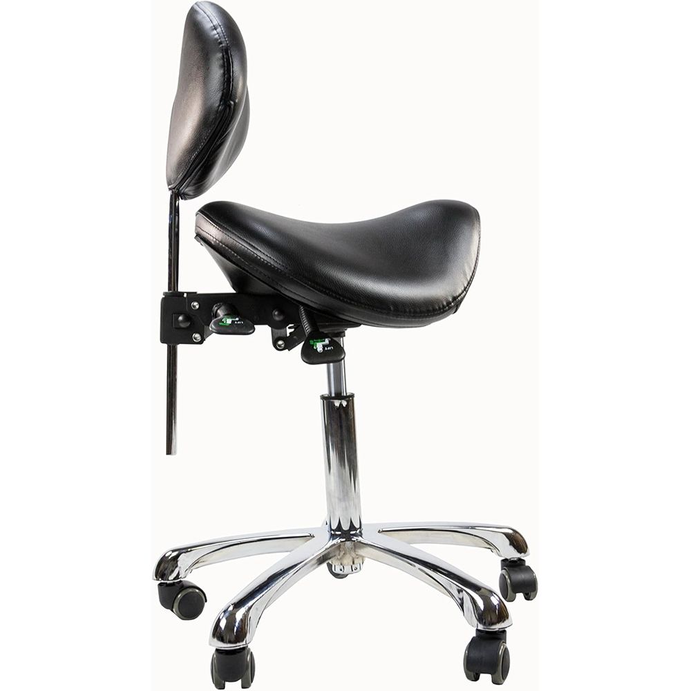 Ergonomic Rolling Stool with A - Home Barber reseña y precio