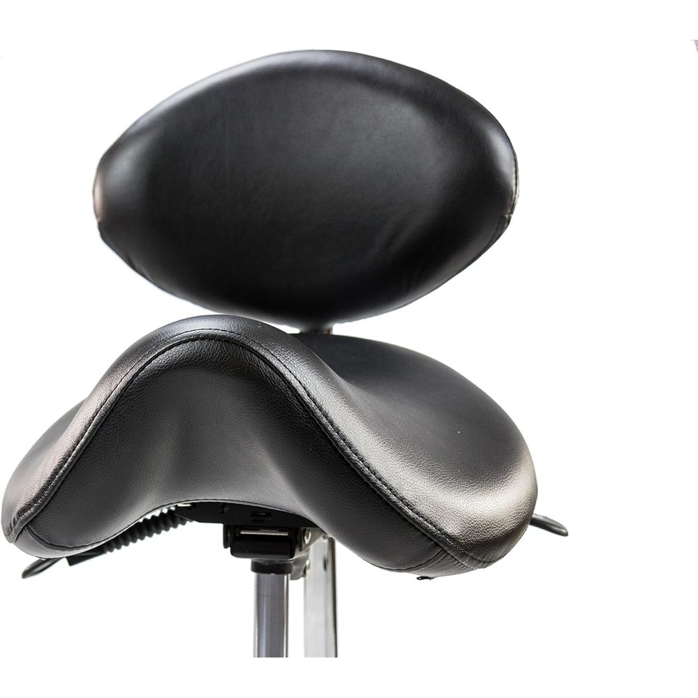 Ergonomic Rolling Stool with A - Home Barber reseña y precio