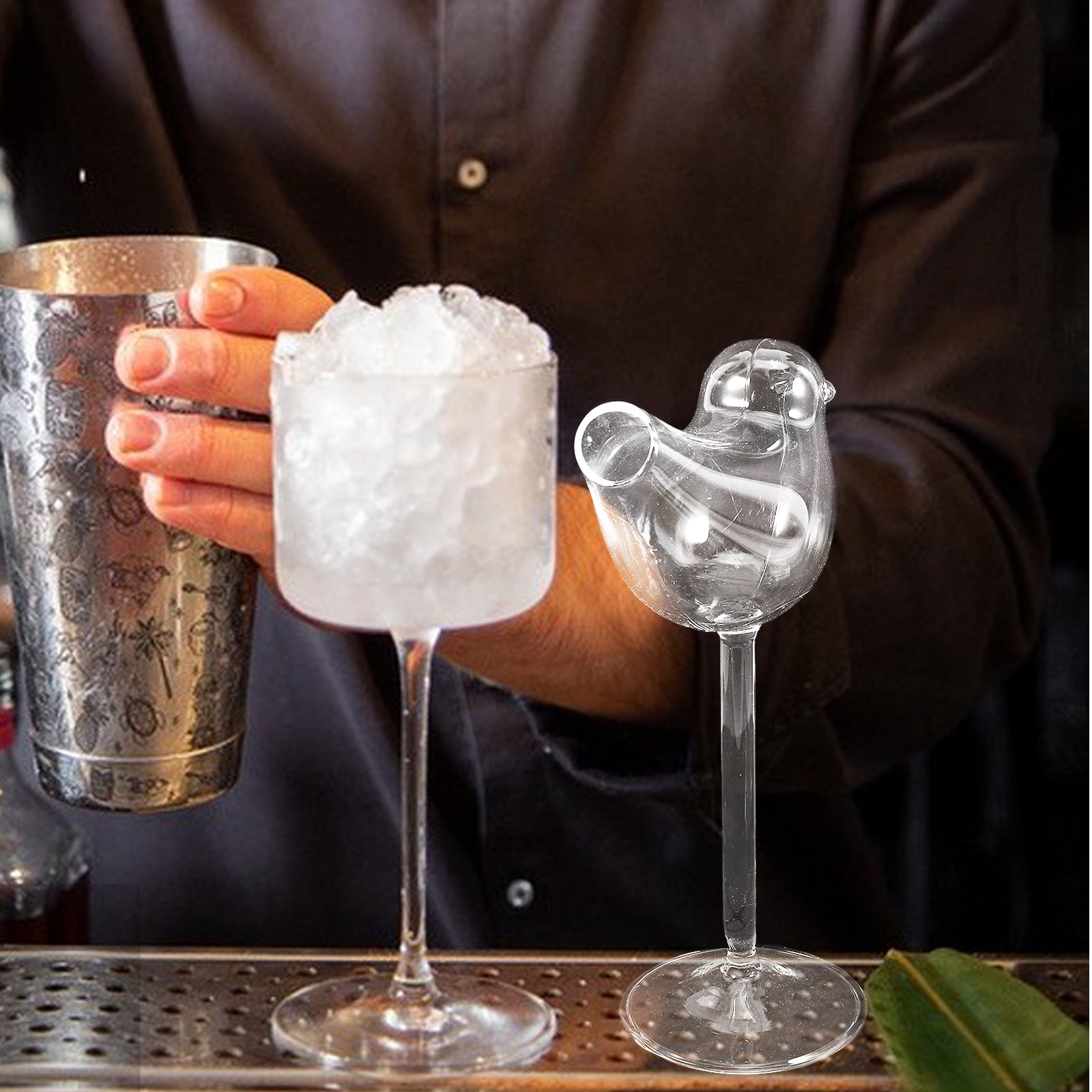 4Pcs Smoke Cocktail Glasses Se - Home Bar Set reseña y precio