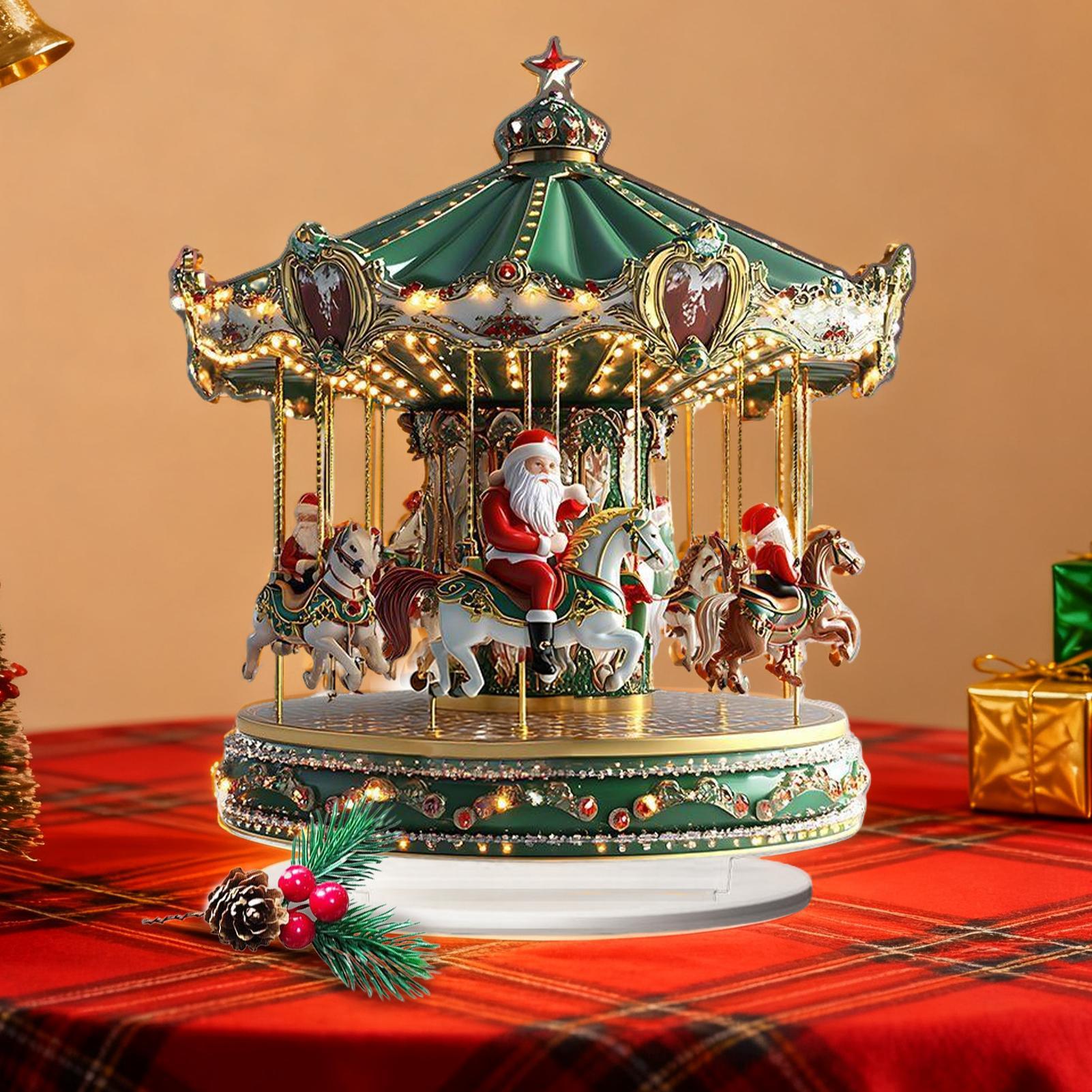 Christmas Carousel Acrylic 2D  - Home Bar Shelves reseña y precio