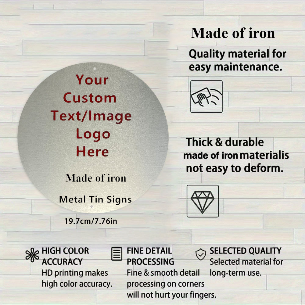 Custom Photo/Text Aluminum Sig - Home Bar Signs reseña y precio