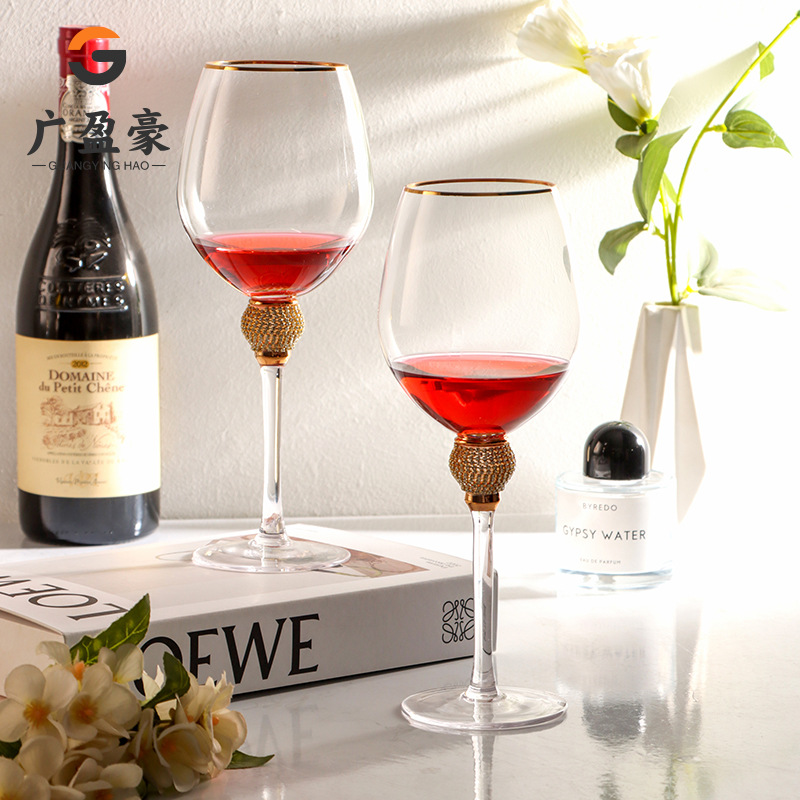 Luxury Diamond Gold Rim Highba - Highball Glass Set reseña y precio