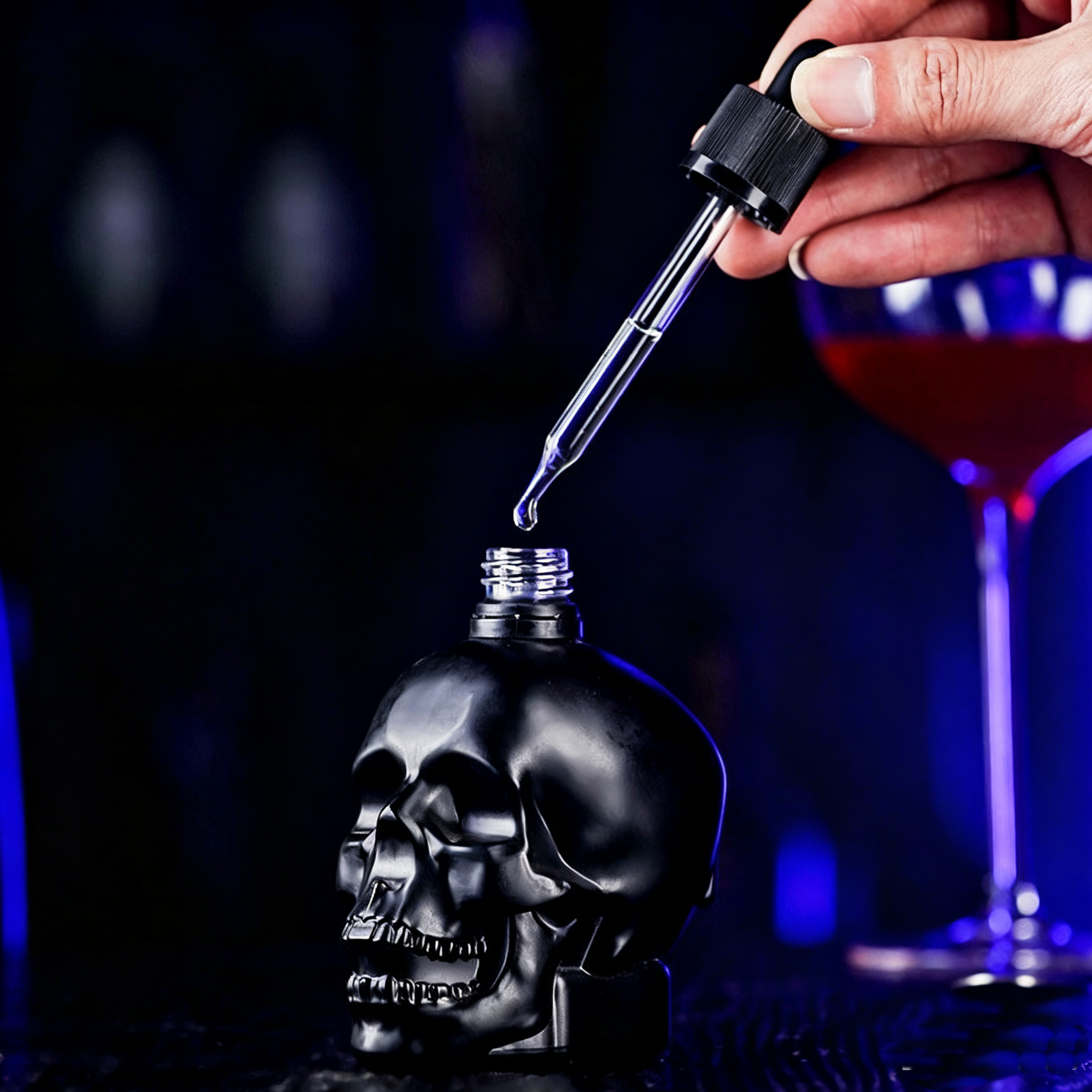 Skull Bittle Bottle Dropper Bo - Bitters Bottle Set reseña y precio