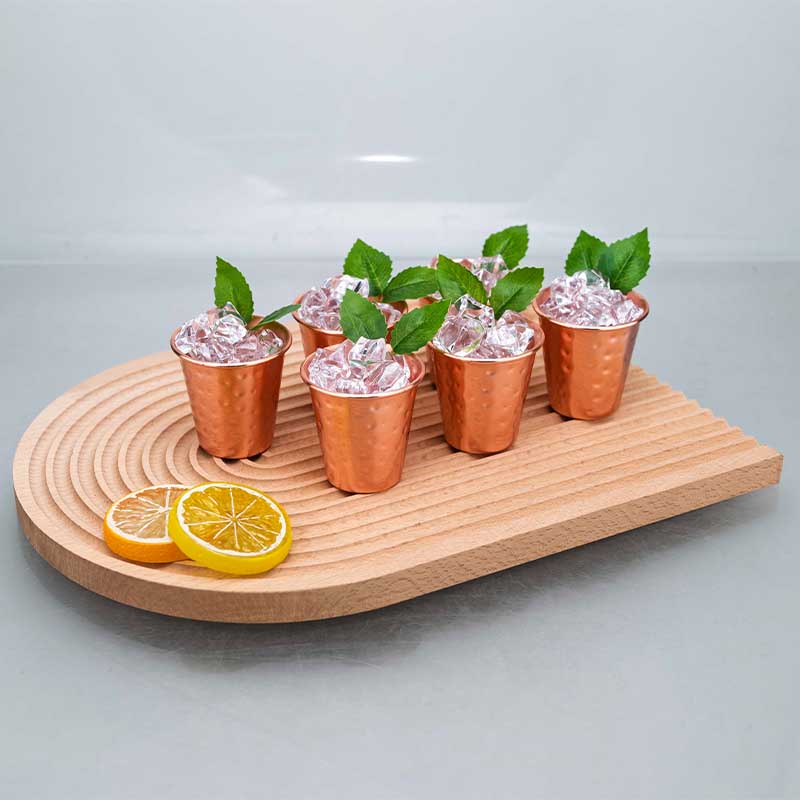 Hammered Pure Copper Shot Glas - Mule Copper Mug reseña y precio