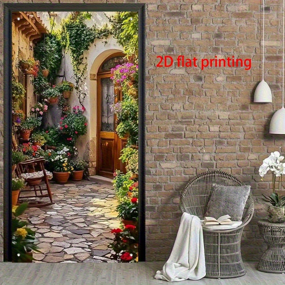2D flat banner door curtain fe - Home Bargains reseña y precio