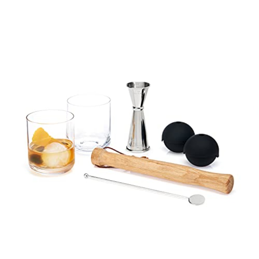 7-Piece Bartender Kit - 2 Crys - Ice Mold Sphere reseña y precio