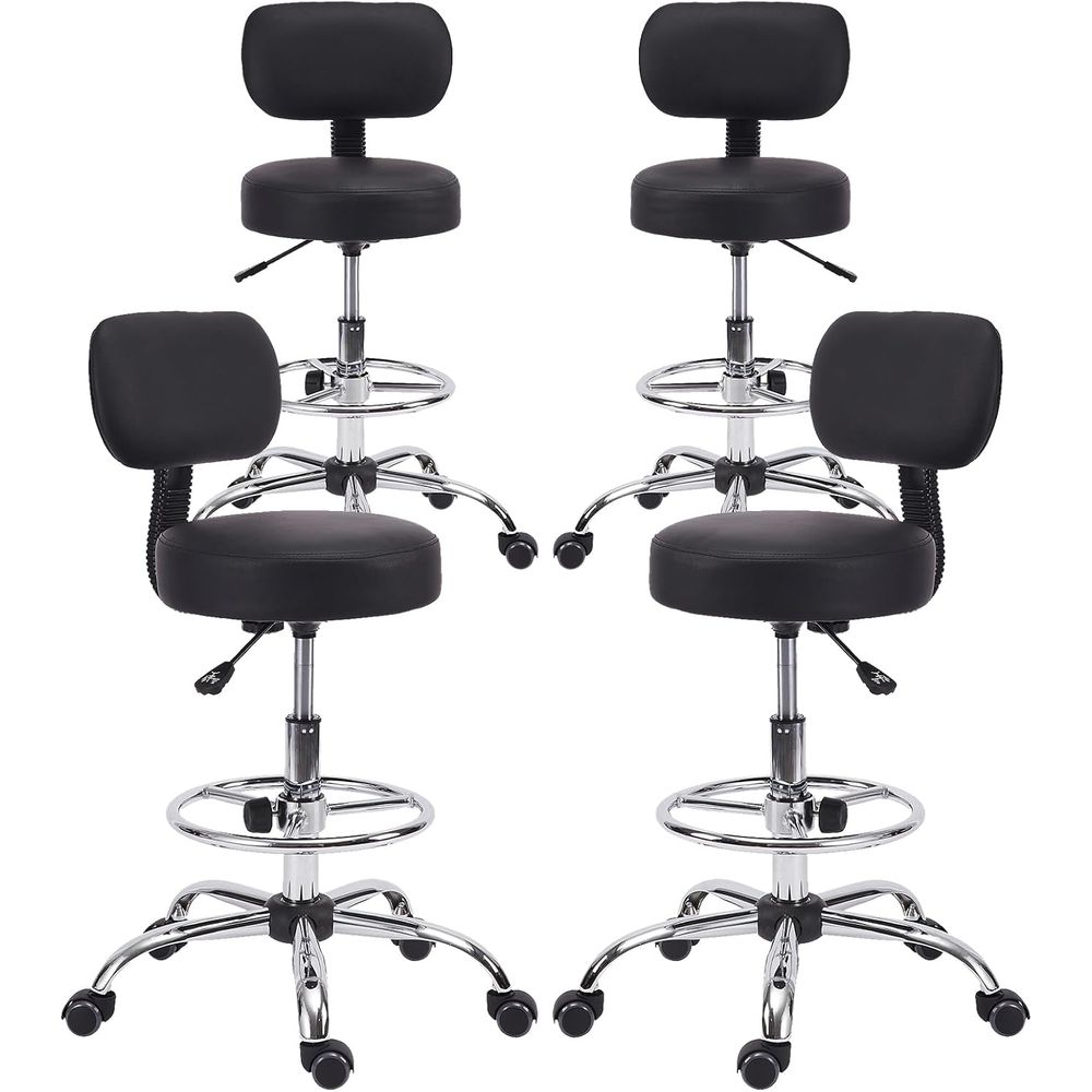Adjustable Swivel Bar Stool wi - Home Bar And Kitchen reseña y precio