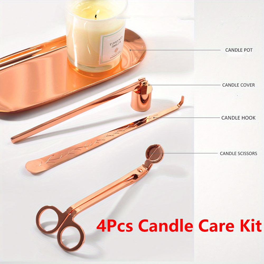 4pcs/set Luxury Candle Care Ki - Home Barber reseña y precio