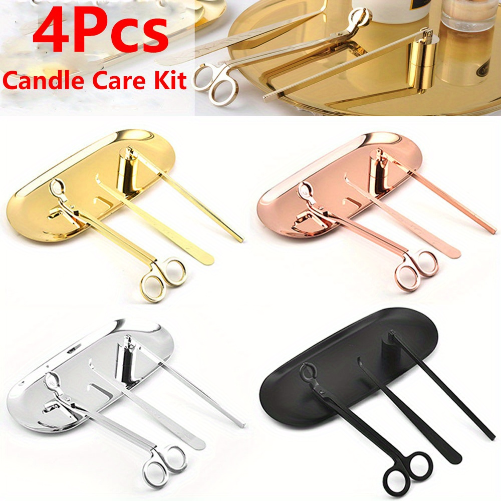 4pcs/set Luxury Candle Care Ki - Home Barber reseña y precio