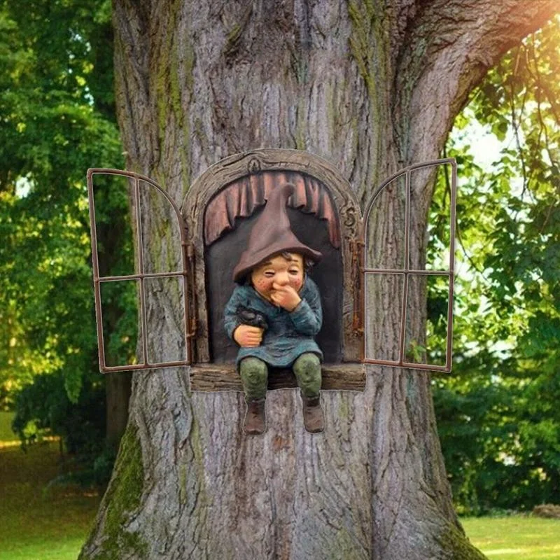 Naughty Garden Statue Elf Go O - Home Bargains reseña y precio