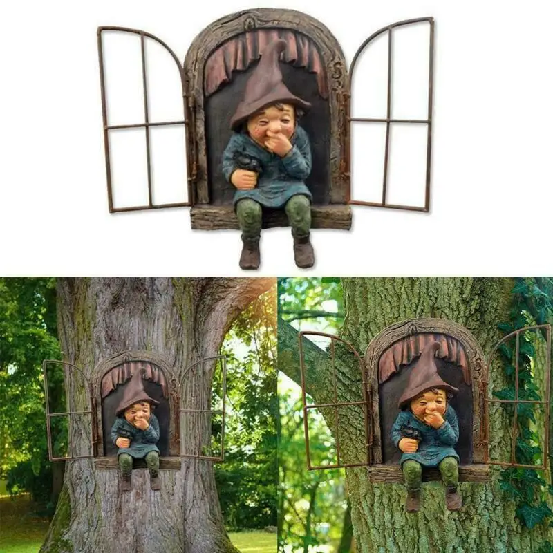 Naughty Garden Statue Elf Go O - Home Bargains reseña y precio