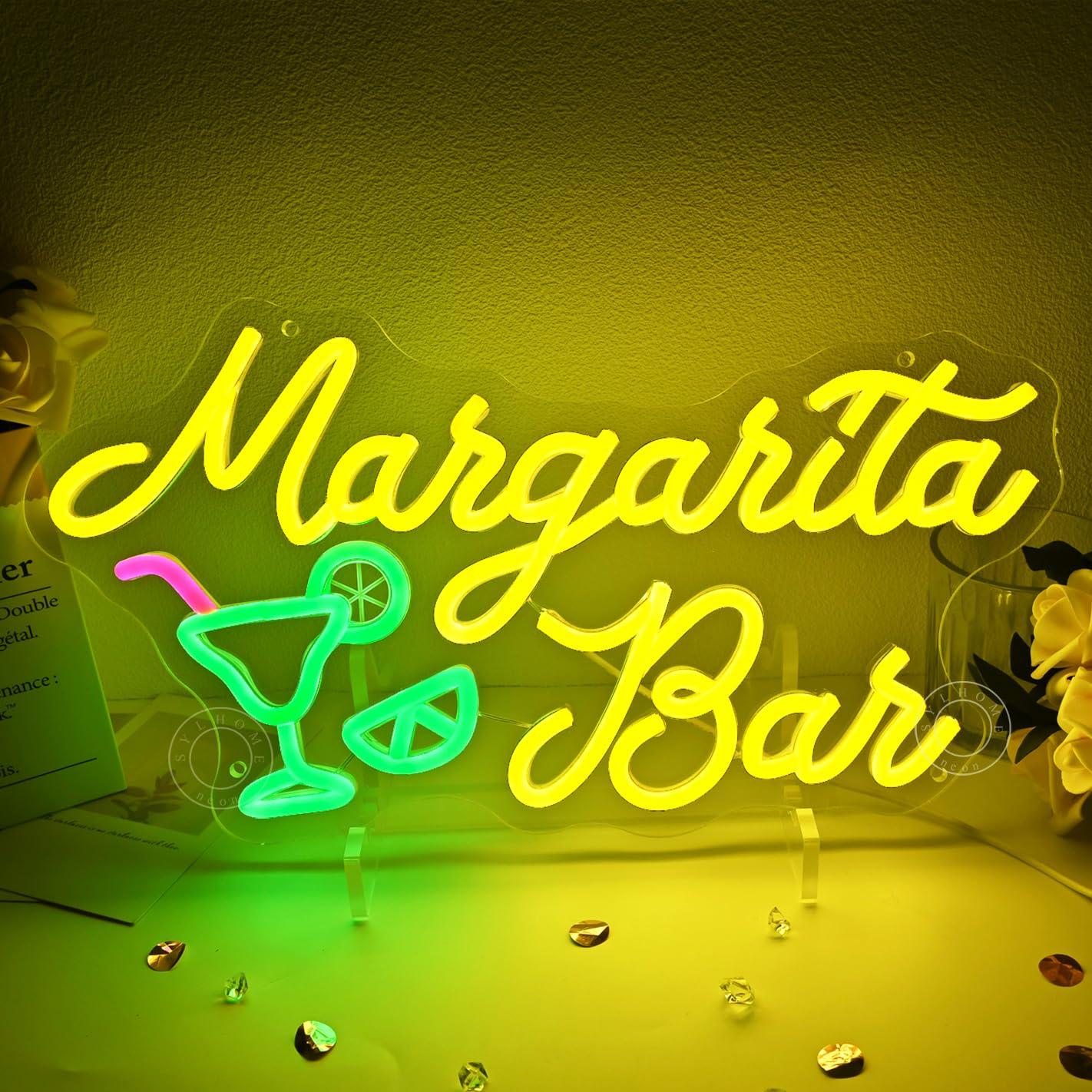 Margarita Bar Neon Sign Dimmab - Home Bar Signs reseña y precio
