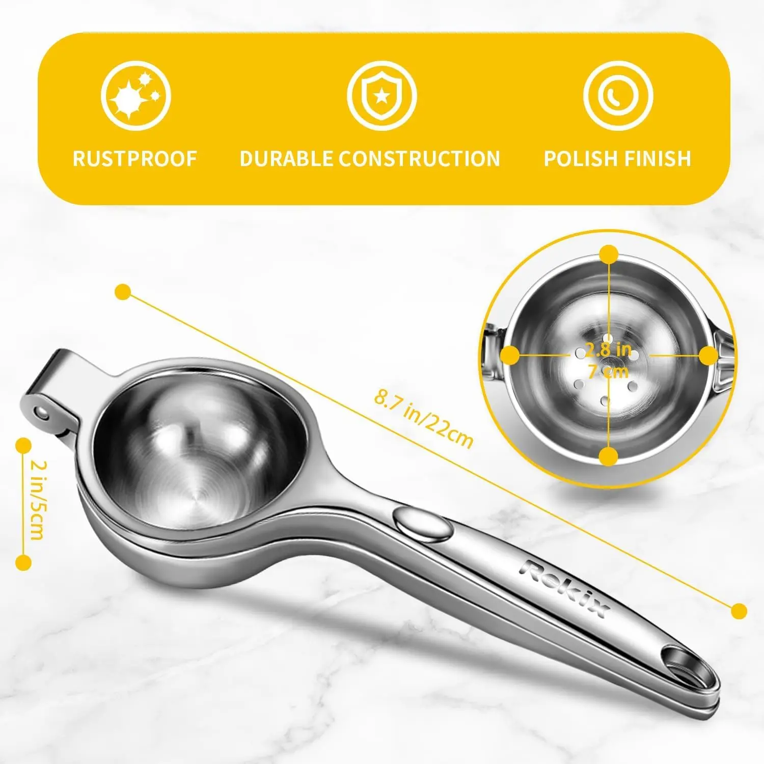 Handheld Citrus Juicer, Heavy  - Citrus Juicer Bar reseña y precio