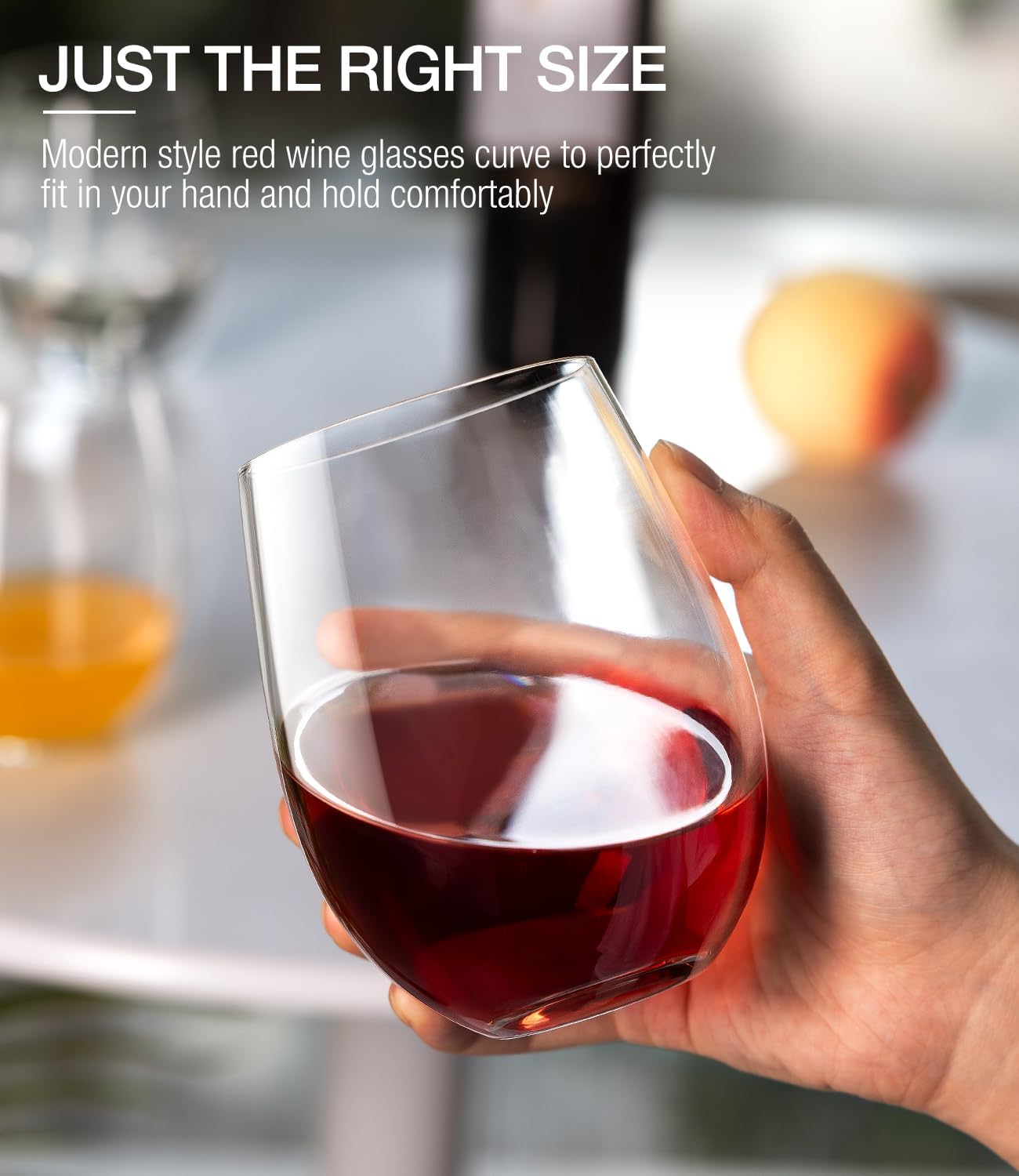 Stemless Wine Glasses Set of 4 - Home Bar Set reseña y precio