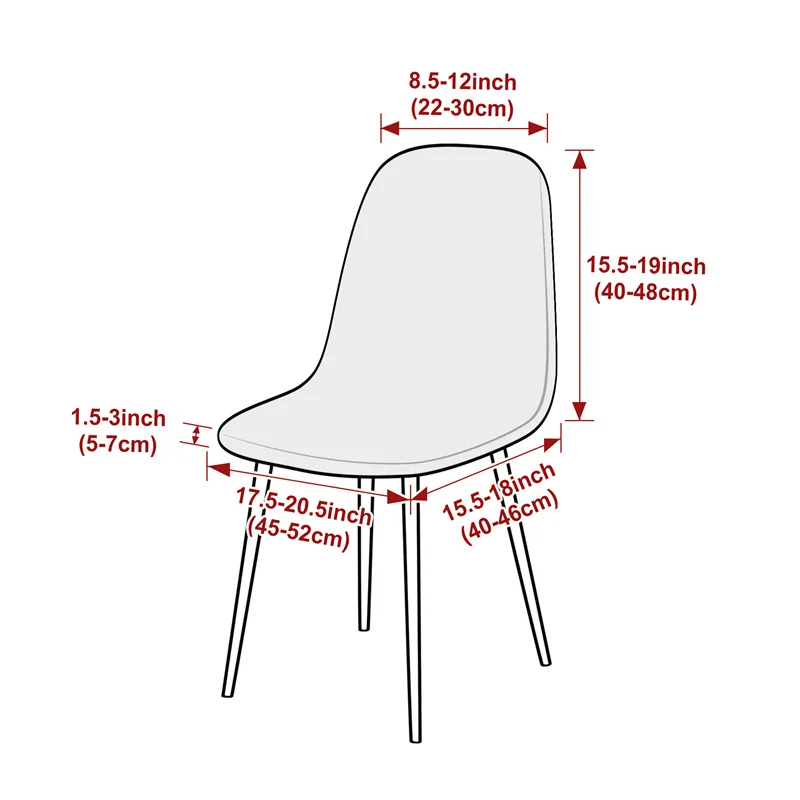 1/2pcs Stretch Shell Chair Cov - Home Bar Seating reseña y precio