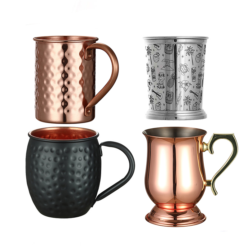 Hammered Copper Plated Stainle - Mule Copper Mug reseña y precio