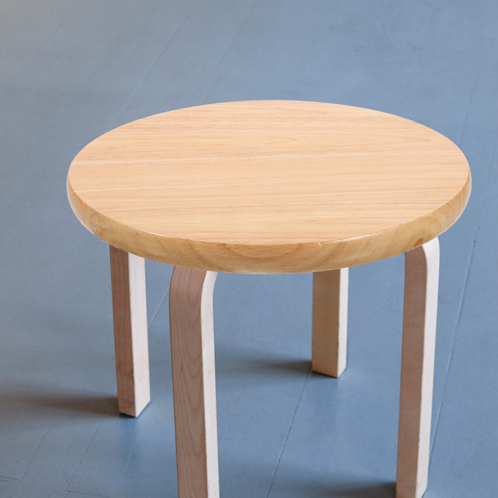 Round Wooden Bar Stool Seat Re - Home Bar Seating reseña y precio