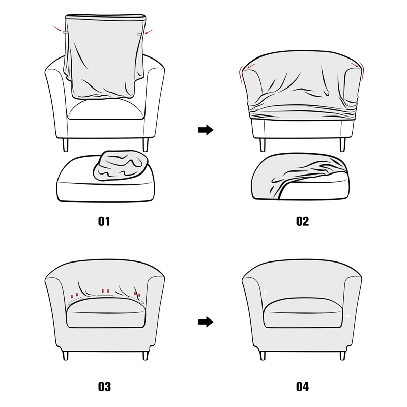 Solid Color Club Armchair Cove - Home Bar Seating reseña y precio