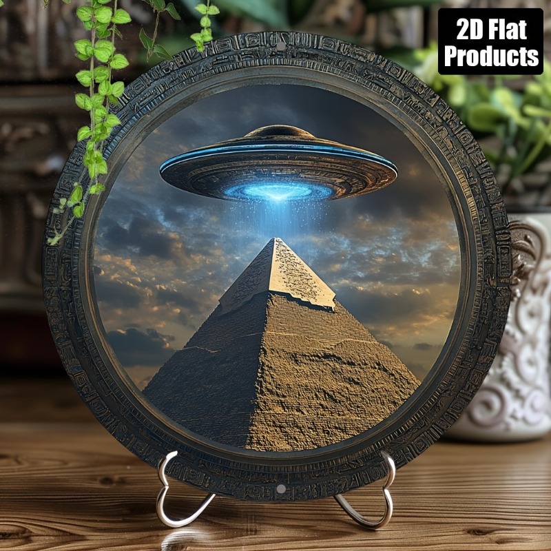 Pyramid UFO Theme Round Alumin - Home Bar And Kitchen reseña y precio