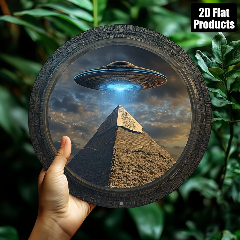 Pyramid UFO Theme Round Alumin - Home Bar And Kitchen reseña y precio