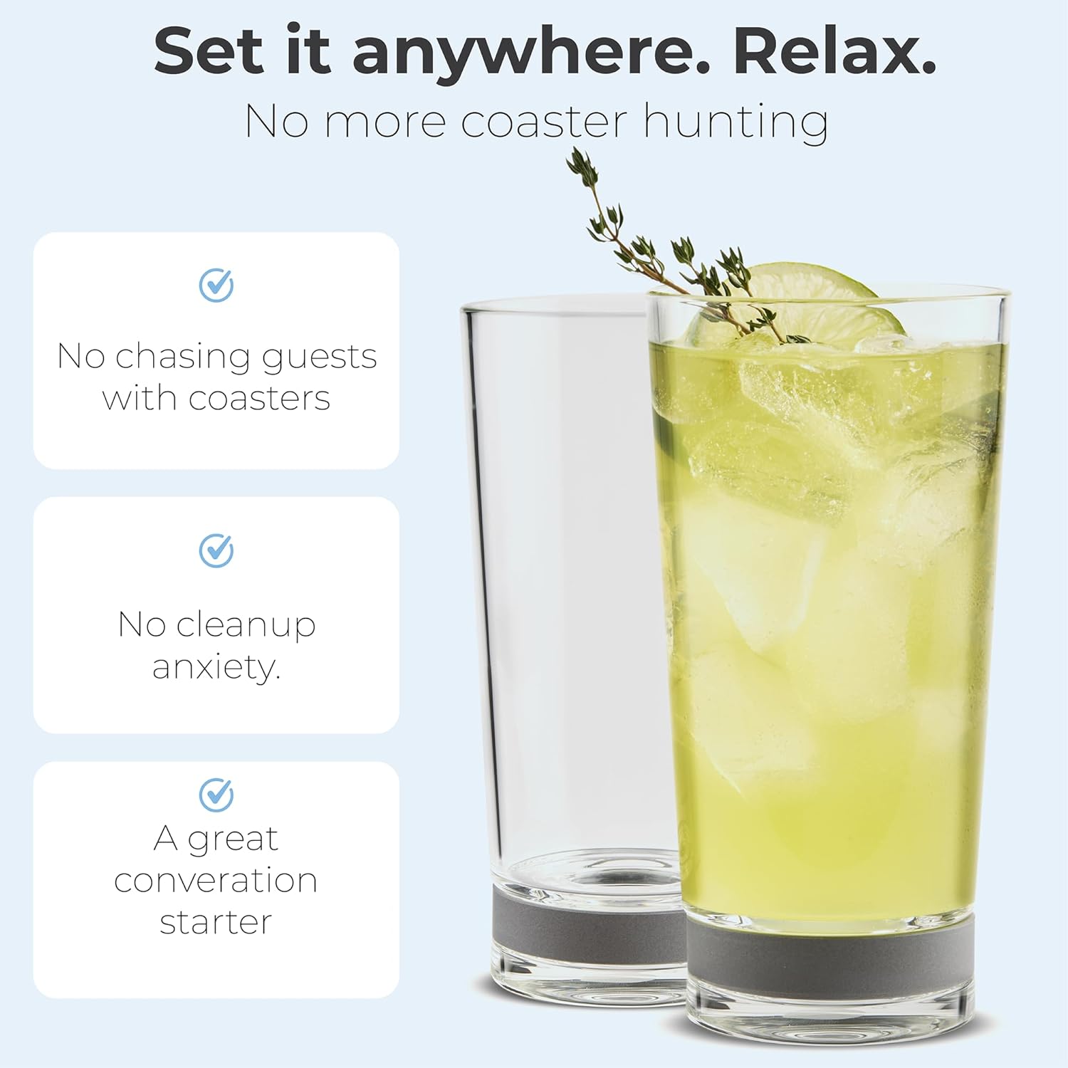 Highball Glass with Built-In S - Highball Glass Set reseña y precio