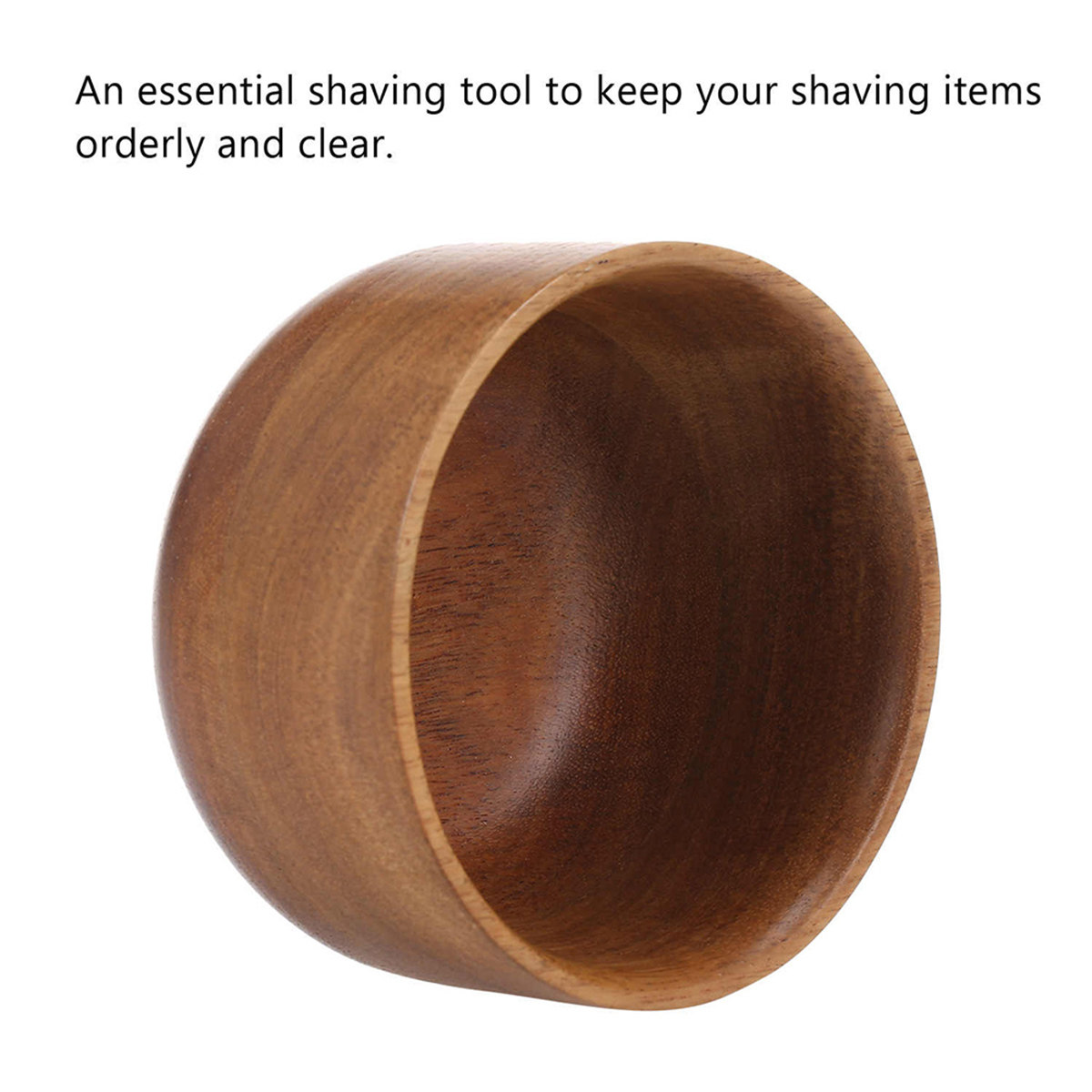 Wooden Men Shaving Bowl Light  - Home Barber reseña y precio