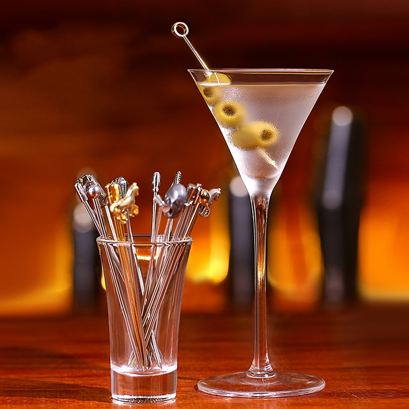 Cocktail Pick Stainless Steel  - Bitters Bottle Set reseña y precio