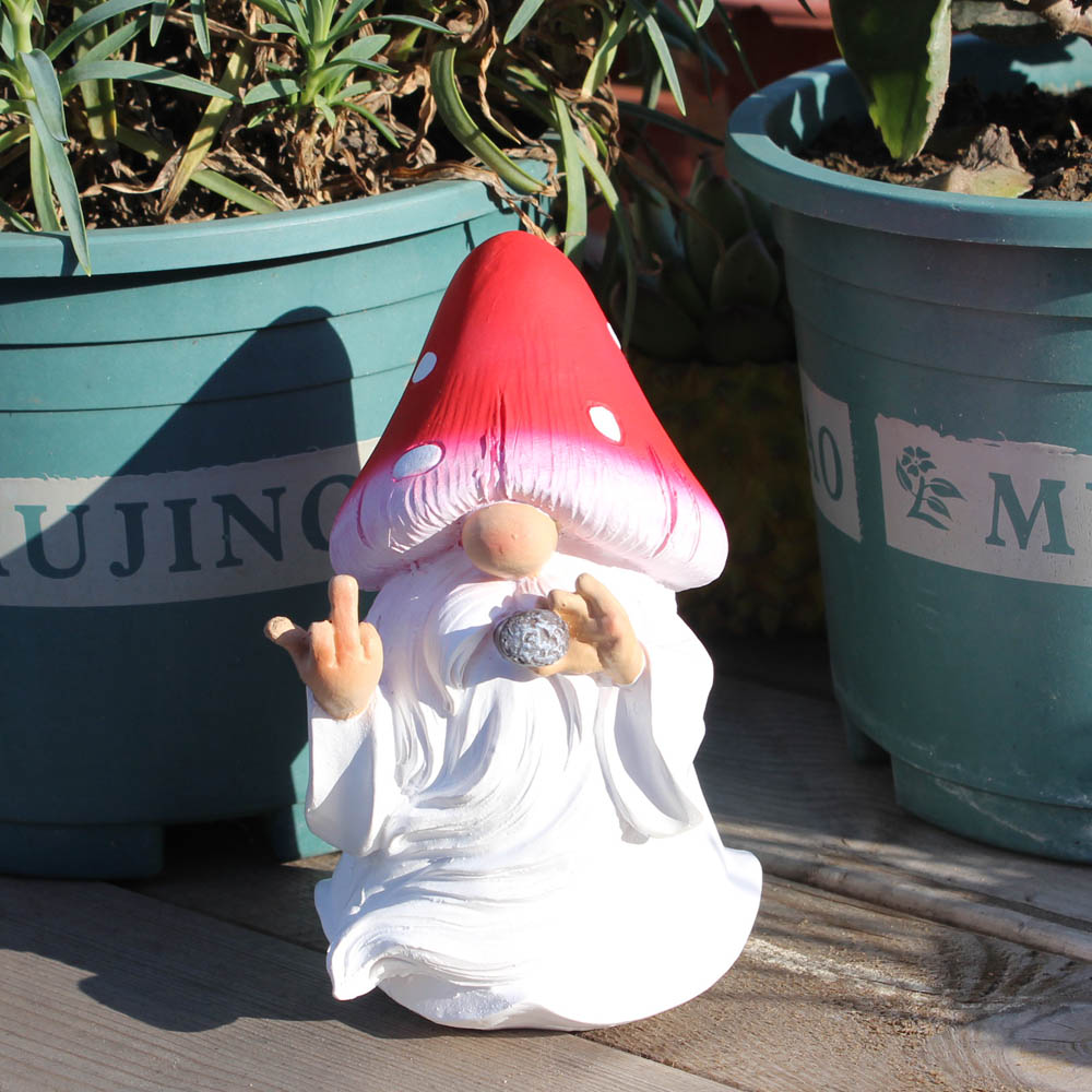 Mushroom Smoking Gnomes Funny  - Home Bargains reseña y precio