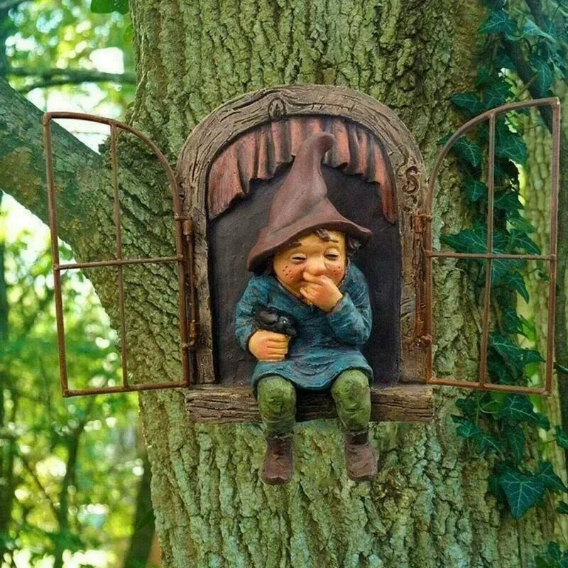 2026 Naughty Garden Statue Elf - Home Bargains reseña y precio