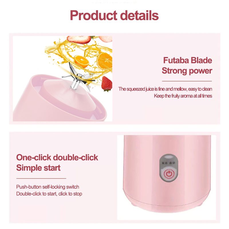 ABBP-Usb Rechargeable Portable - Citrus Juicer Bar reseña y precio
